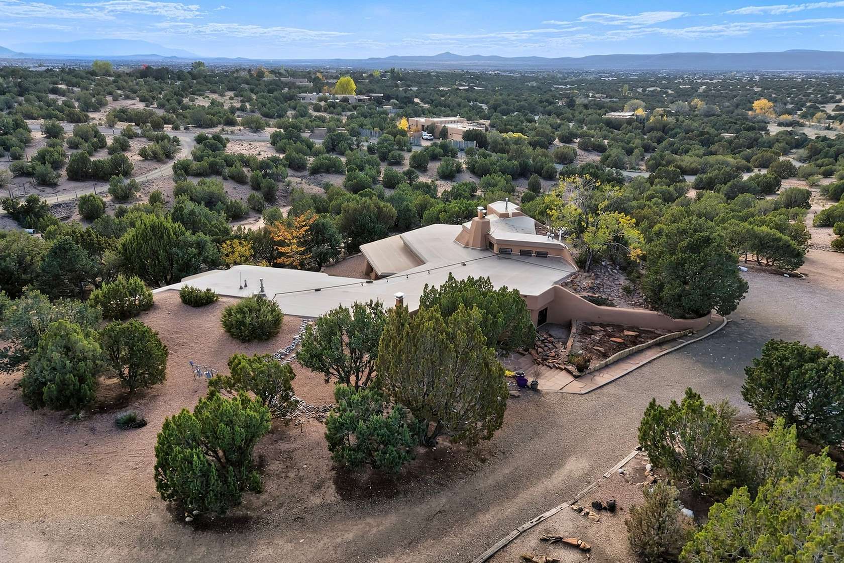 3.8 Acres of Land with Home for Sale in Santa Fe, New Mexico