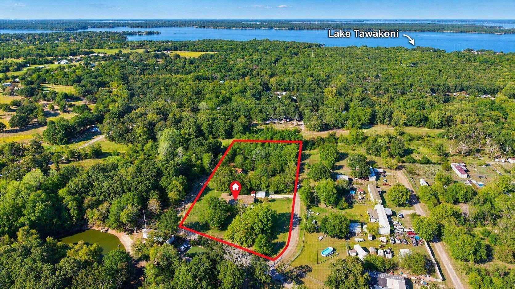 1.6 Acres of Land with Home for Sale in Wills Point, Texas