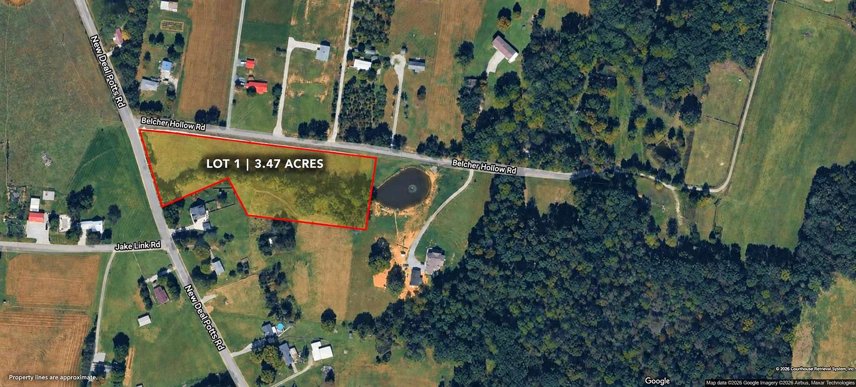 3.47 Acres of Residential Land for Sale in Cottontown, Tennessee