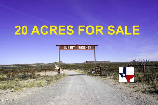 20 Acres of Recreational Land for Sale in Sierra Blanca, Texas