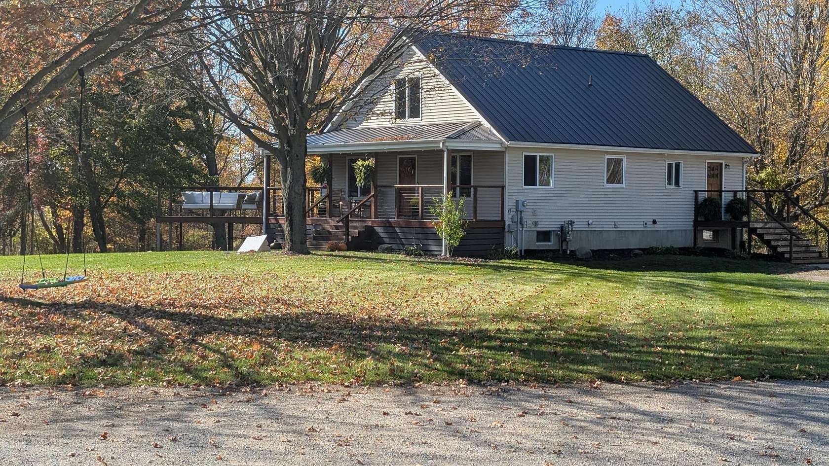 6.56 Acres of Land with Home for Sale in Ravenna, Michigan