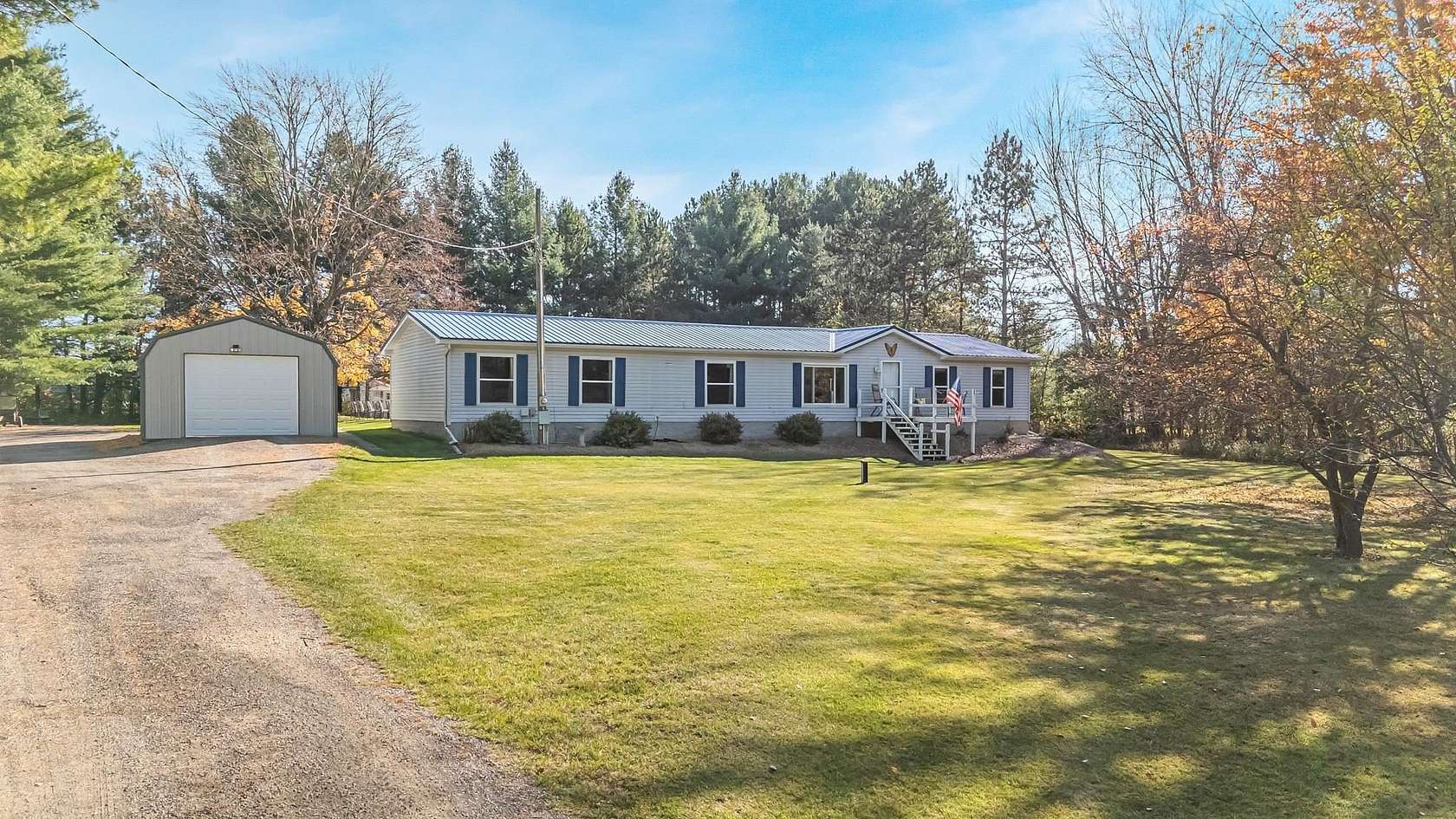 2 Acres of Land with Home for Sale in Clintonville, Wisconsin