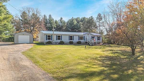 2 Acres of Land with Home for Sale in Clintonville, Wisconsin