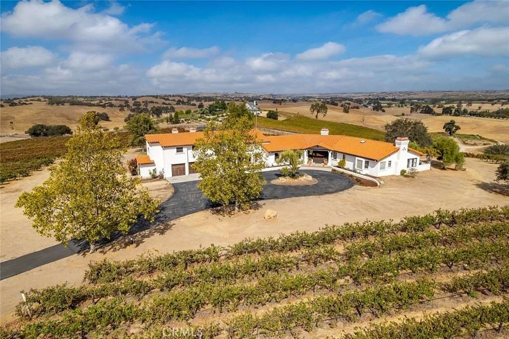 20.3 Acres of Agricultural Land with Home for Sale in Paso Robles, California
