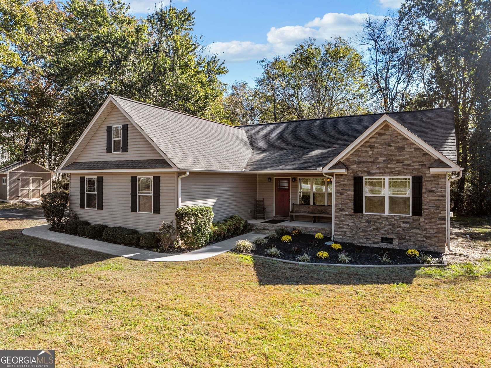 1.73 Acres of Land with Home for Sale in Cleveland, Georgia