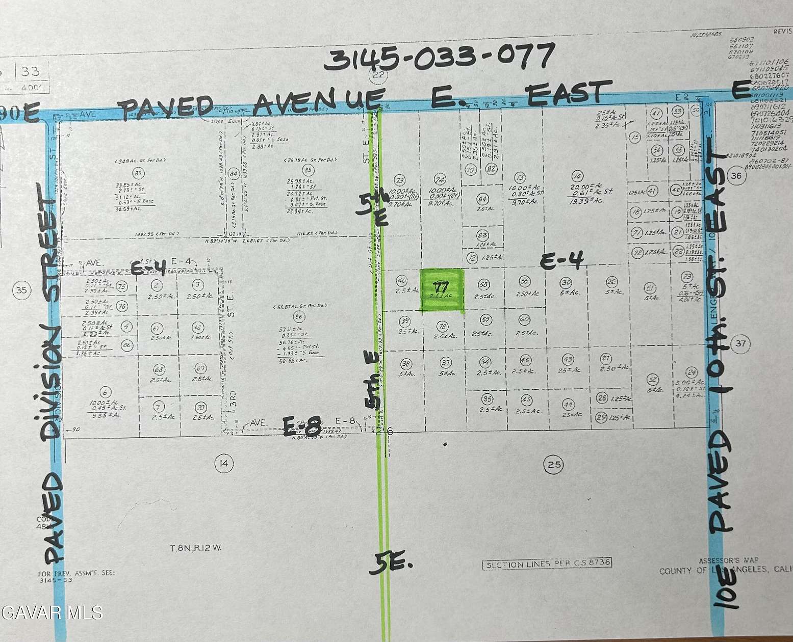 2.5 Acres of Land for Sale in Lancaster, California