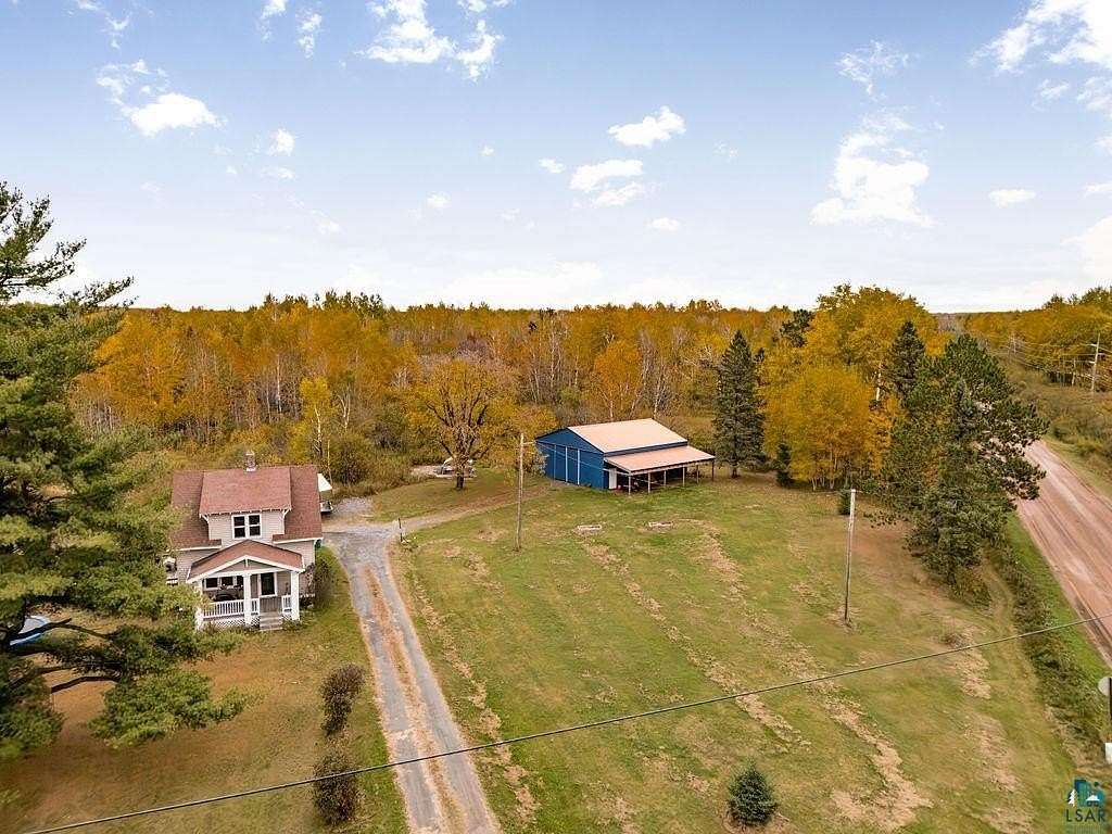 40 Acres of Recreational Land with Home for Sale in Poplar, Wisconsin