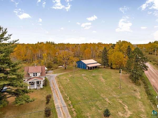 40 Acres of Recreational Land with Home for Sale in Poplar, Wisconsin