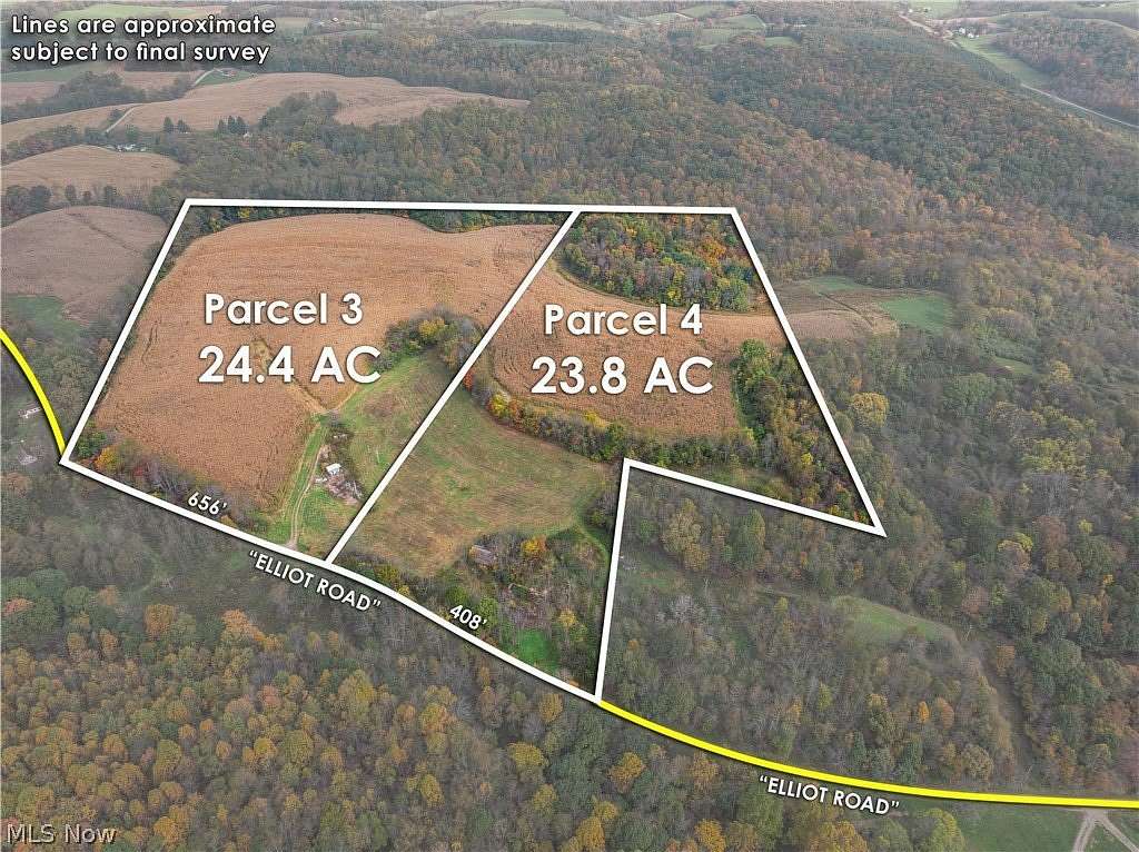23.8 Acres of Recreational Land for Auction in Newcomerstown, Ohio