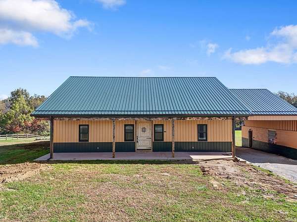 4.65 Acres of Land with Home for Sale in Cloverdale, Indiana