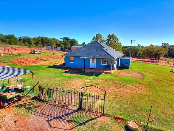 9.84 Acres of Land with Home for Sale in Noble, Oklahoma
