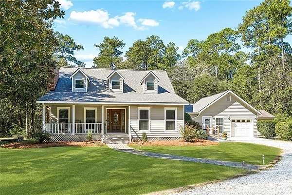 3 Acres of Land with Home for Sale in Lacombe, Louisiana