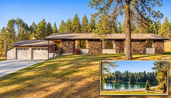 4.69 Acres of Land with Home for Sale in Elk, Washington