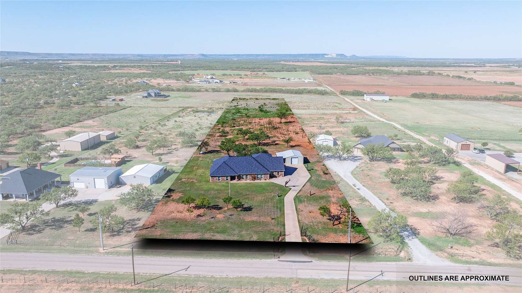 5 Acres of Land with Home for Sale in Abilene, Texas