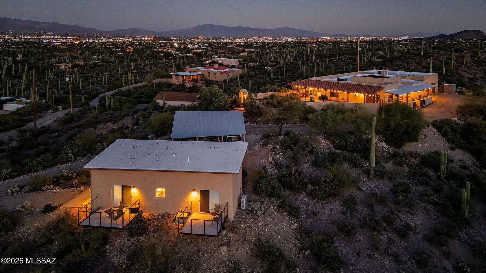 4 Acres of Land with Home for Sale in Tucson, Arizona