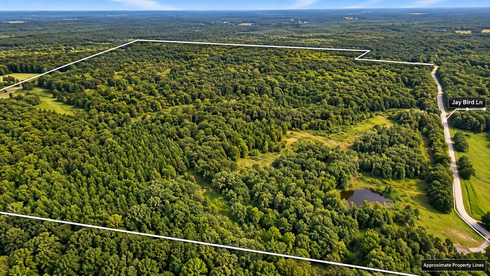 87 Acres of Recreational Land for Sale in Palmersville, Tennessee