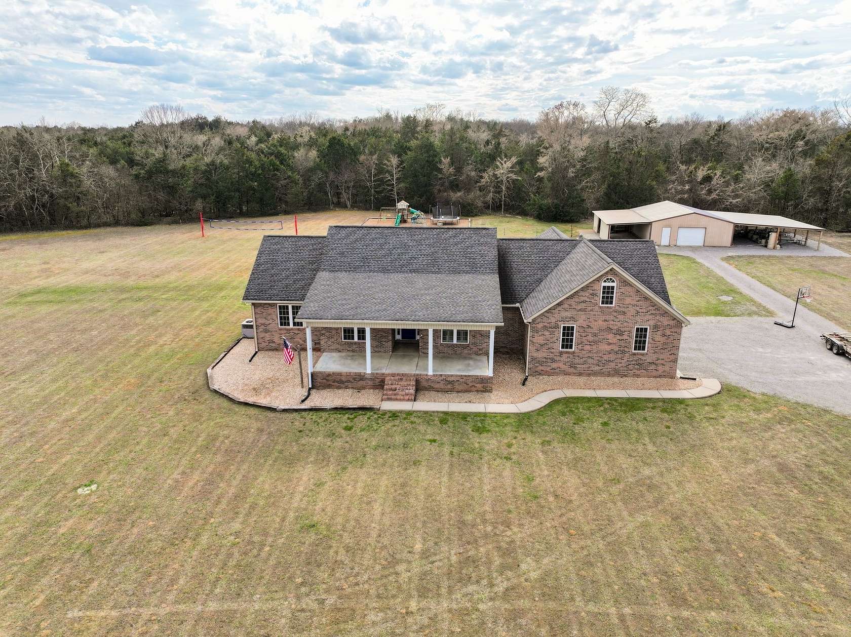 7.17 Acres of Land with Home for Sale in Shelbyville, Tennessee
