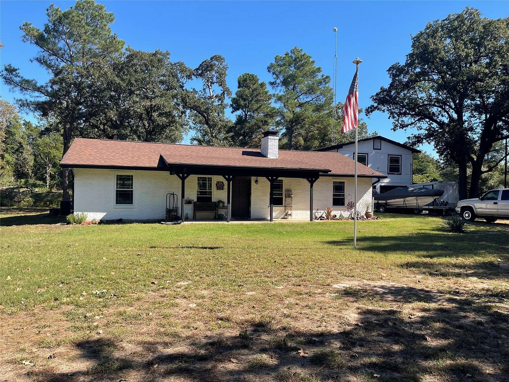 5 Acres of Land with Home for Sale in Fairfield, Texas