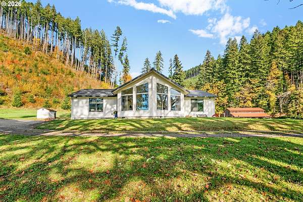 75.6 Acres of Land with Home for Sale in Blachly, Oregon