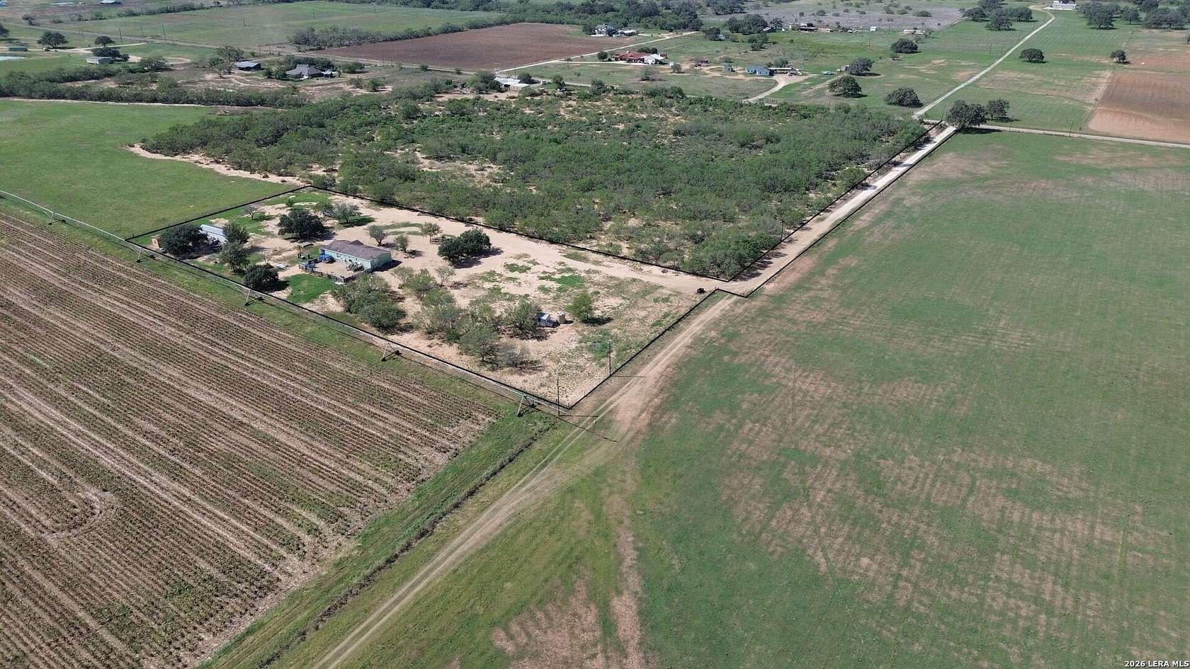 3.27 Acres of Land with Home for Sale in Poteet, Texas