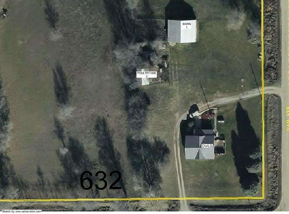 7.43 Acres of Land with Home for Sale in New Hartford, Iowa