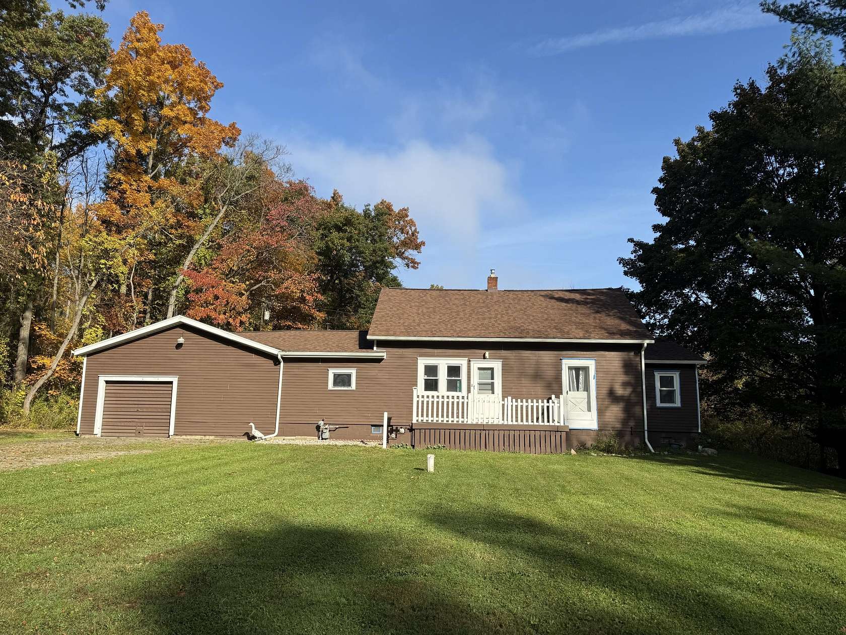 12 Acres of Recreational Land with Home for Sale in Albion, Michigan