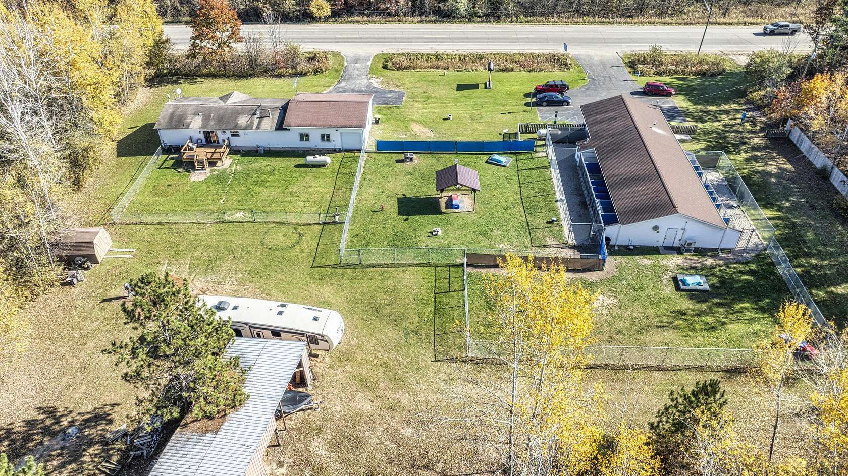 2.5 Acres of Land with Home for Sale in St. Helen, Michigan