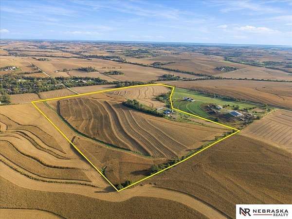 111 Acres of Agricultural Land with Home for Sale in Bennington, Nebraska