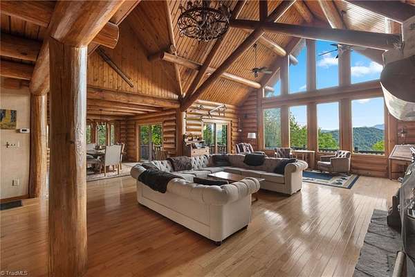 5.37 Acres of Land with Home for Sale in Franklin, North Carolina