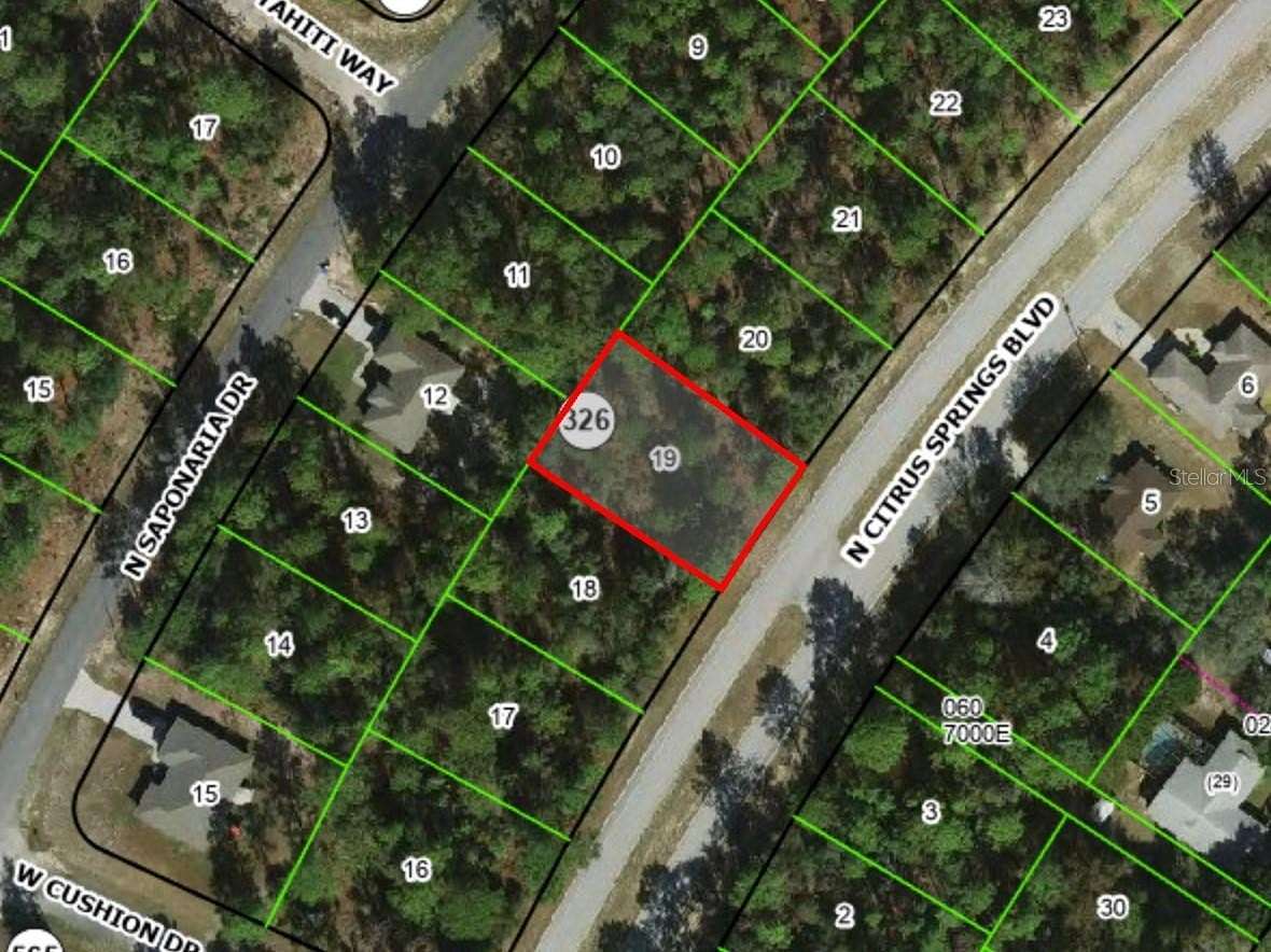 0.24 Acres of Residential Land for Sale in Citrus Springs, Florida