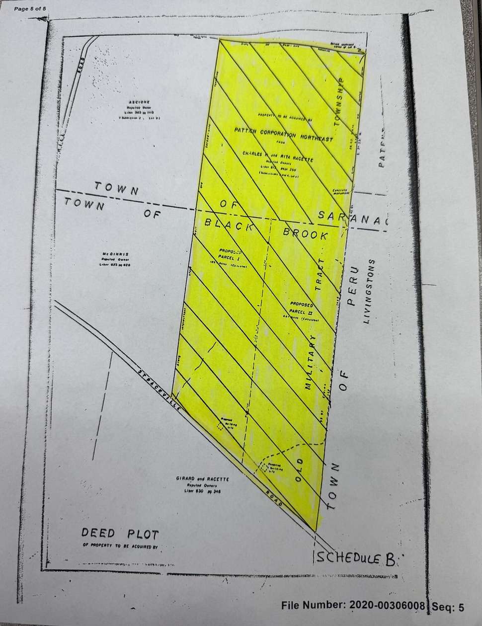 153 Acres of Land for Sale in Black Brook, New York