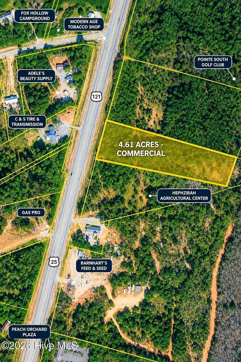 4.6 Acres of Commercial Land for Sale in Hephzibah, Georgia