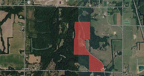 94.7 Acres of Recreational Land for Auction in Arcadia, Kansas