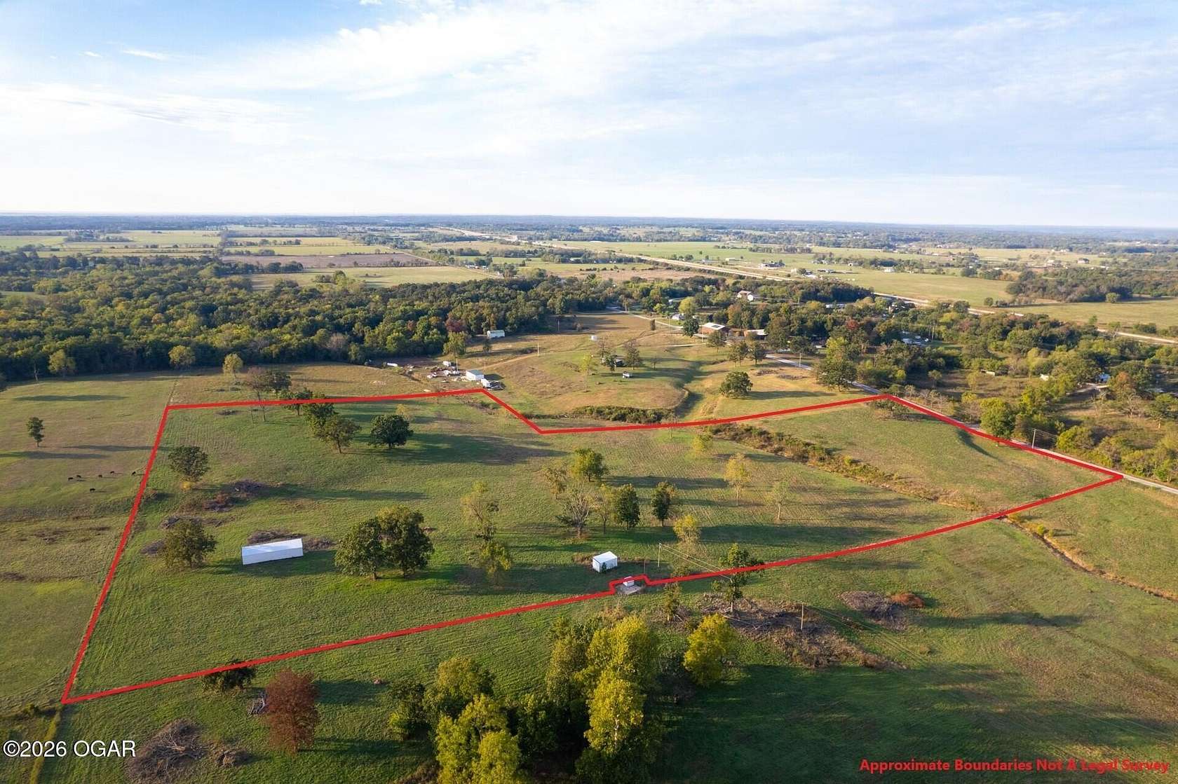 24 Acres of Agricultural & Residential Land for Sale in Neosho, Missouri