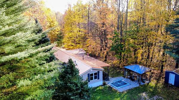 4 Acres of Land with Home for Sale in Brethren, Michigan