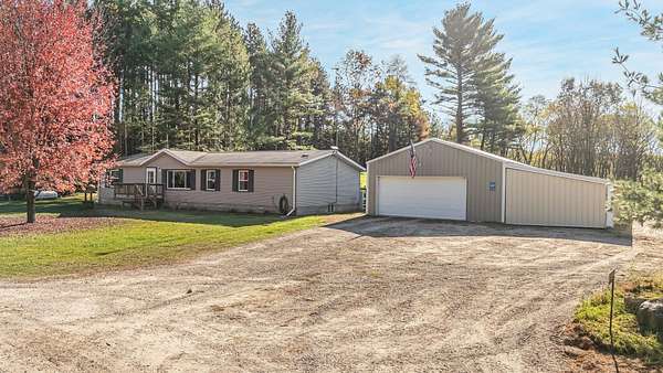 1.7 Acres of Land with Home for Sale in Pine River, Wisconsin