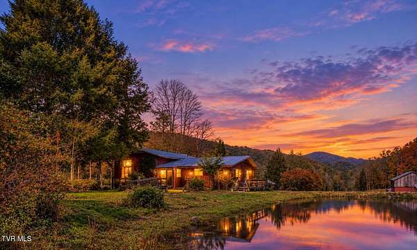 50 Acres of Land with Home for Sale in Roan Mountain, Tennessee