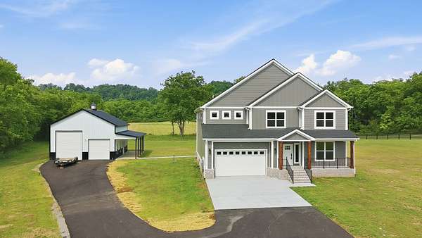 9.35 Acres of Land with Home for Sale in Mount Pleasant, Tennessee