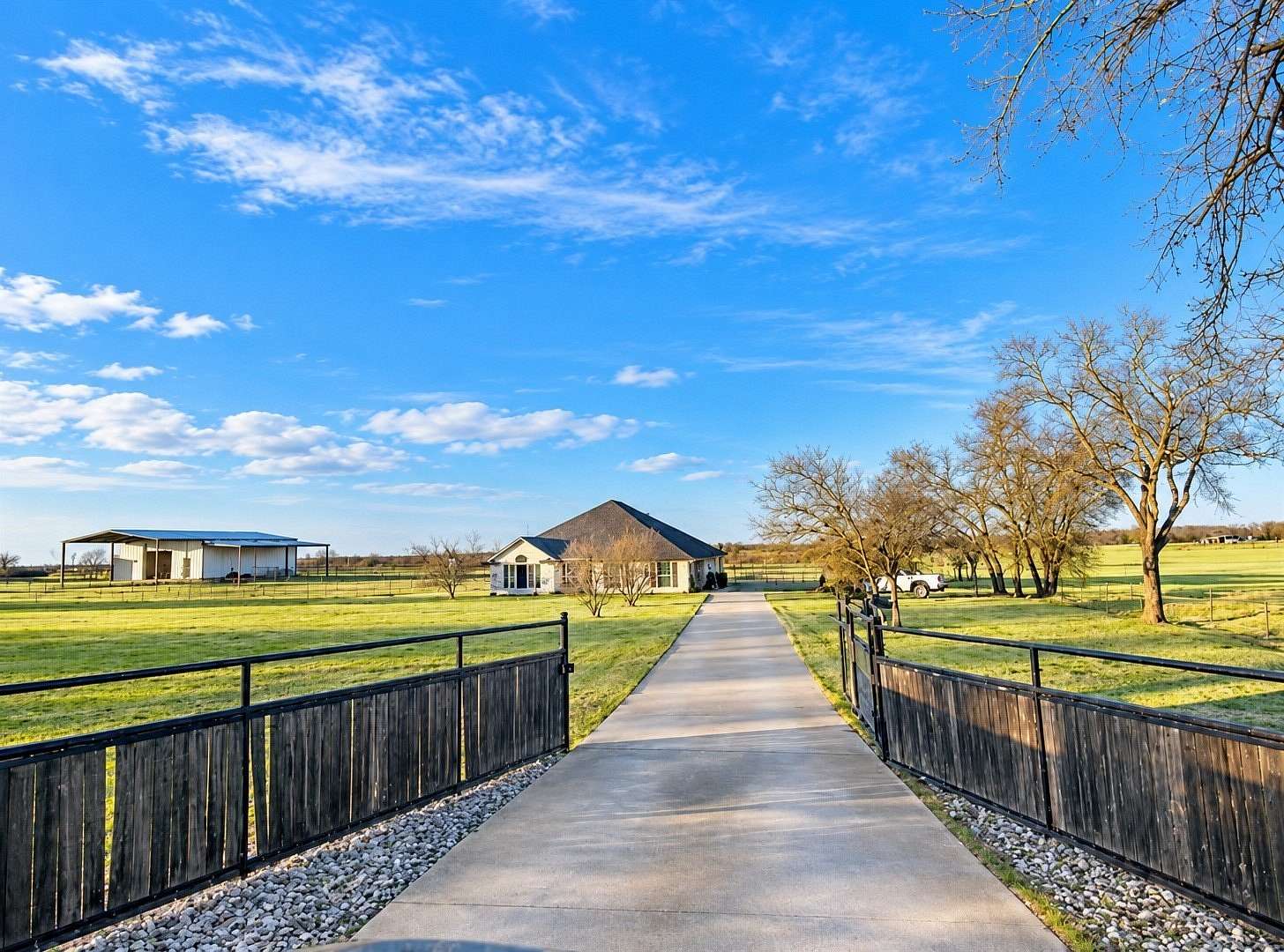 5 Acres of Land with Home for Sale in Poolville, Texas