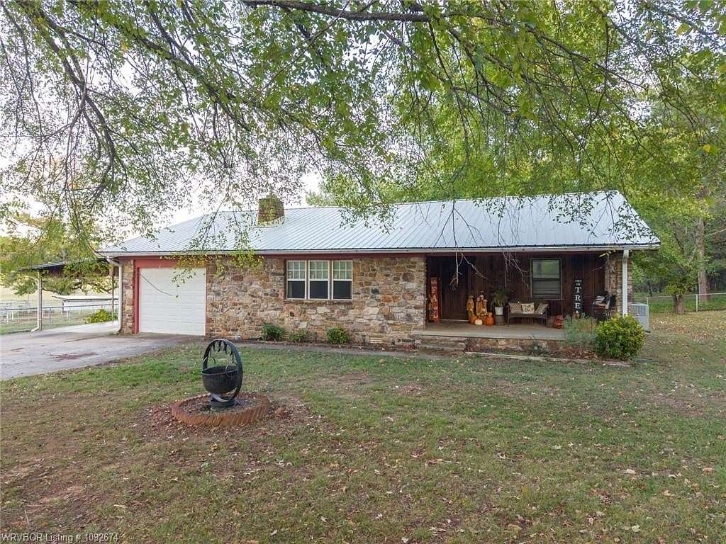 17.3 Acres of Land with Home for Sale in Alma, Arkansas
