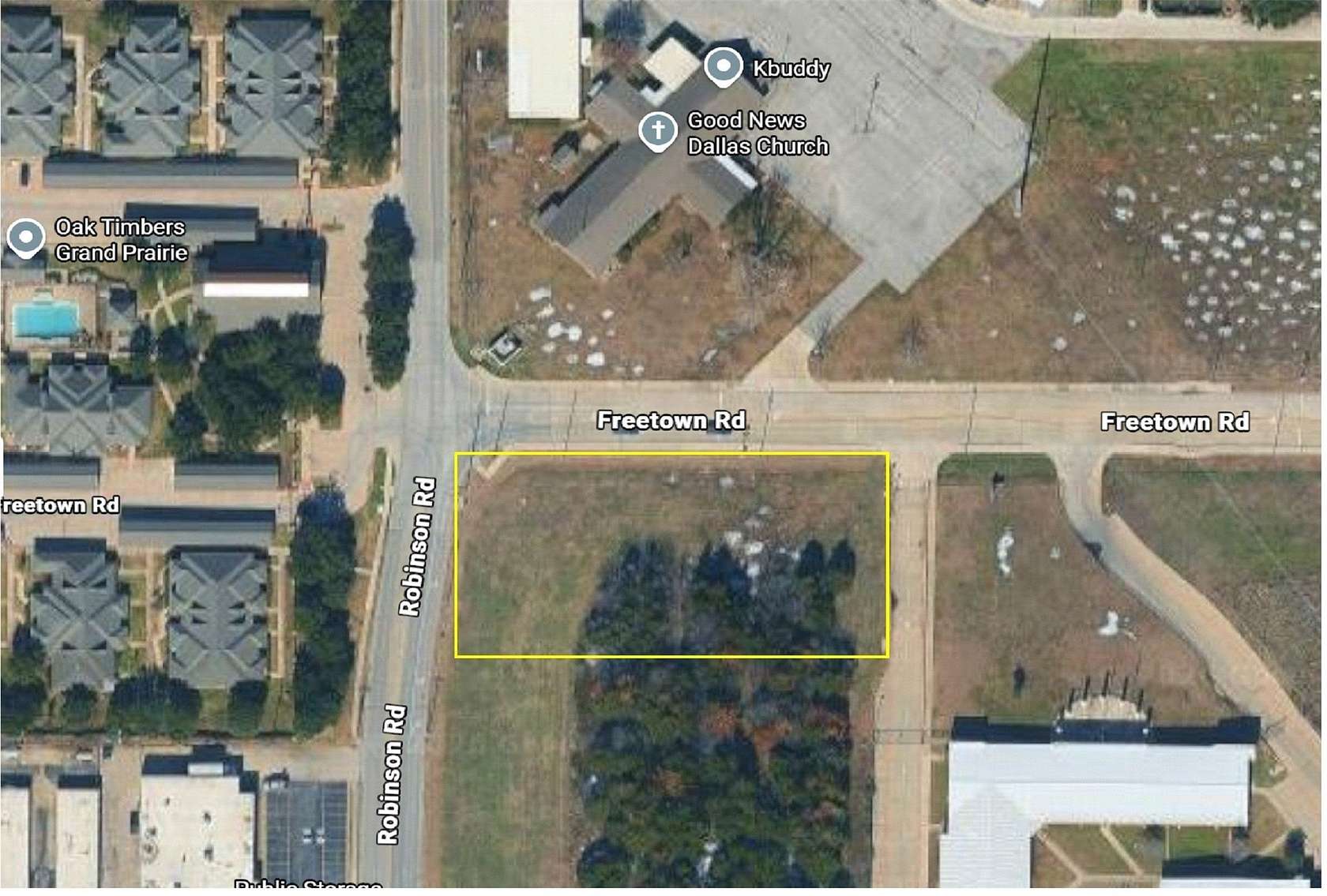 1.24 Acres of Commercial Land for Sale in Grand Prairie, Texas
