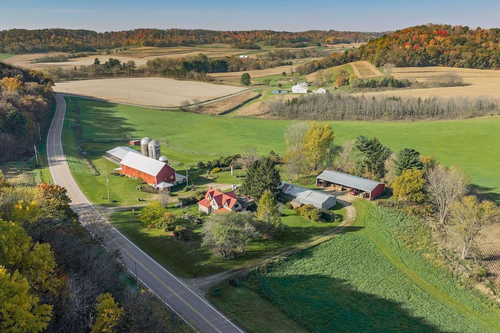 182 Acres of Improved Land for Sale in Spring Green, Wisconsin