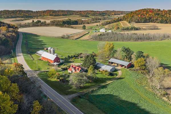 182 Acres of Improved Land for Sale in Spring Green, Wisconsin