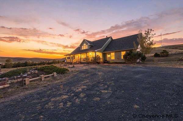 7.33 Acres of Land with Home for Sale in Cheyenne, Wyoming