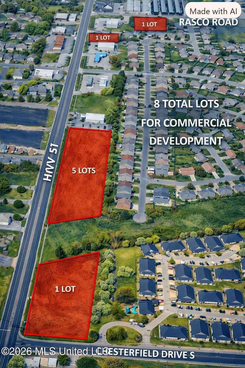 9.65 Acres of Commercial Land for Sale in Southaven, Mississippi