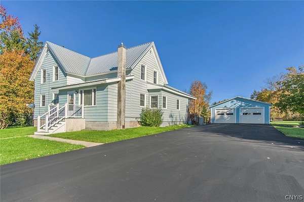 6.8 Acres of Land with Home for Sale in Dexter, New York