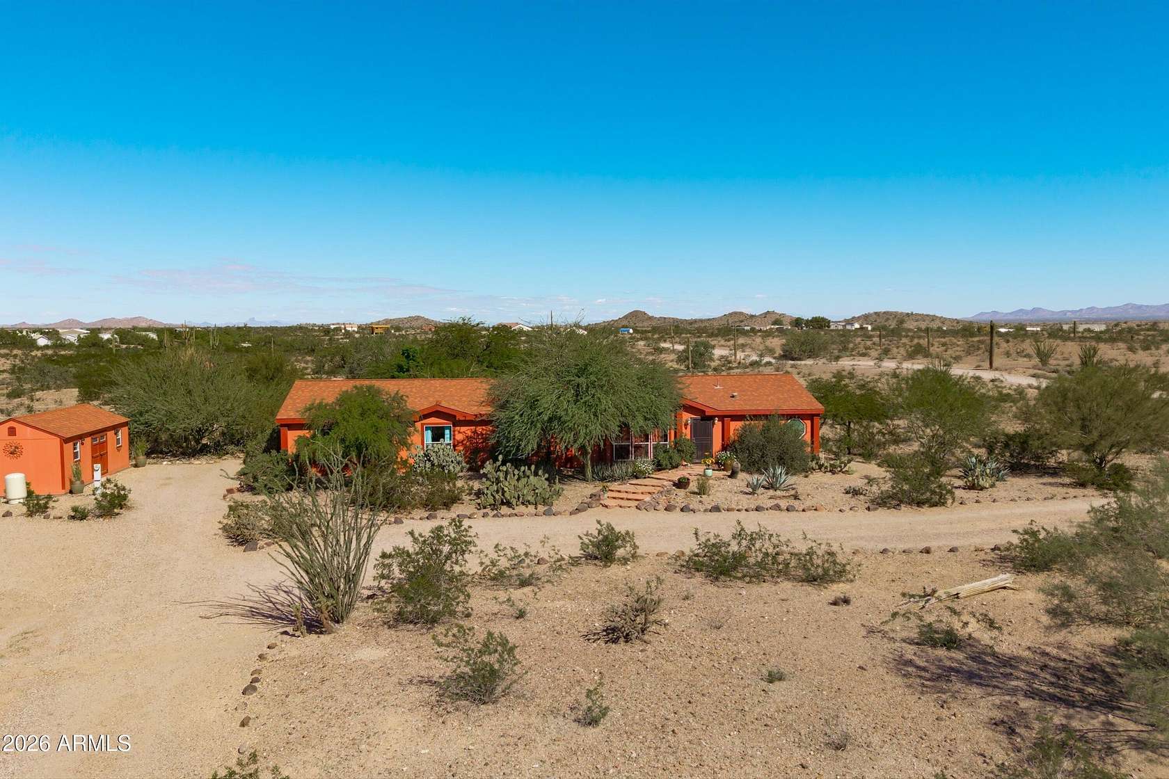 5 Acres of Land with Home for Sale in Tonopah, Arizona
