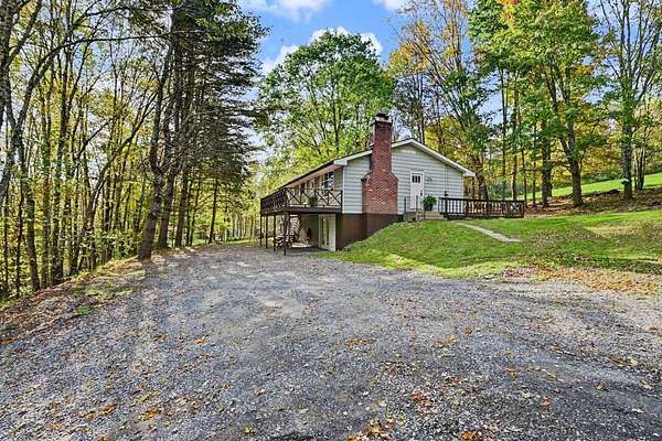 13 Acres of Recreational Land with Home for Sale in Laceyville, Pennsylvania