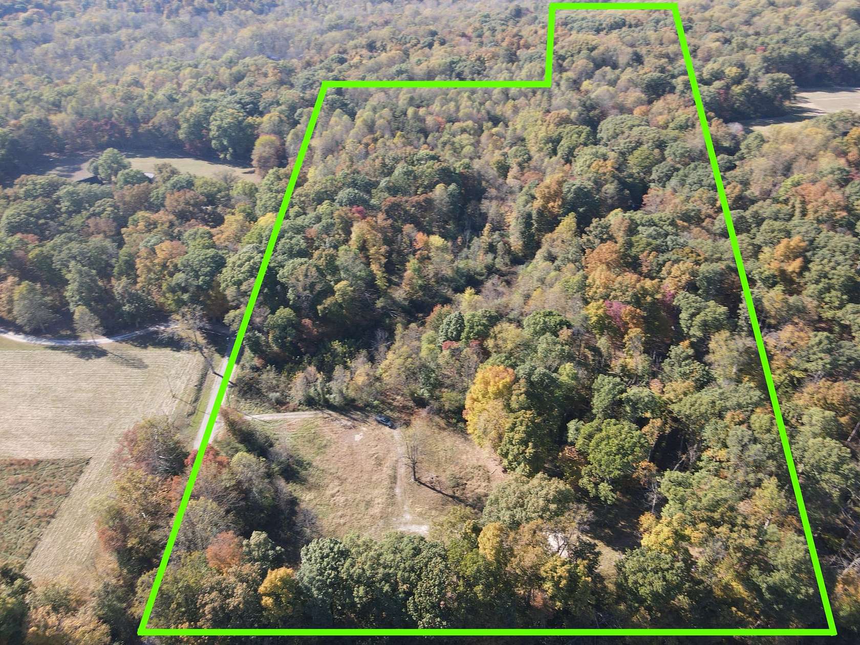 24 Acres of Recreational & Residential Land for Sale in West Terre Haute, Indiana
