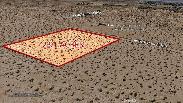 3 Acres of Land for Sale in Newberry Springs, California